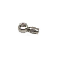 Stainless Steel -3AN Straight Banjo Hose End Eye 10mm - 3/8