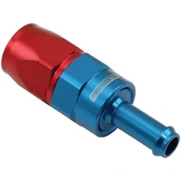 Teflon Style One Piece Straight Hose End -6AN to 5/16" Hose Barb Suits 200 & 250 Series Hose