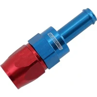 Teflon Style One Piece Straight Hose End -6AN to 3/8" Hose Barb Suits 200 & 250 Series Hose