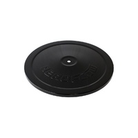 9" Air Filter Top Plate - Black Steel