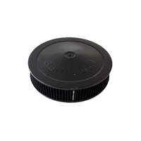 14" x 3" Air Filter Assembly 7-5/16" Flatbase - Black Cotton