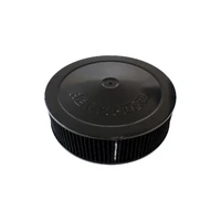 14" x 4" Air Filter Assembly 7-5/16" Flatbase - Black Cotton