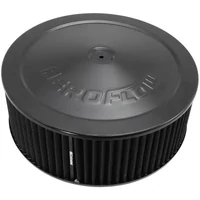 14" x 5" Black Air Filter Assembly 5-1/8" Neck - Black Cotton