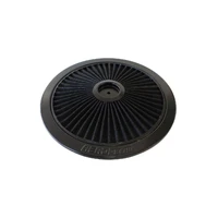 14" Full Flow Air Filter Top Plate - Black