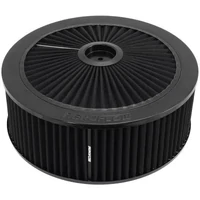 14" x 5" Full Flow Air Filter Assembly 5-1/8" Neck - Black Cotton