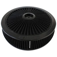 14" x 4" Full Flow Assembly 7-5/16" Flat Base - Black