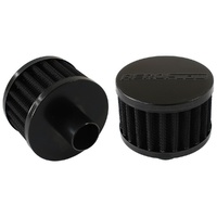 1" Push In Breather Filter 3" O.D,2" High - Black Top