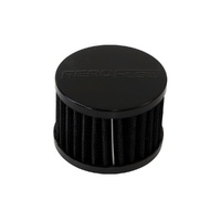 1.25" Push In Breather Filter3" O.D,2.5" High - Black Top
