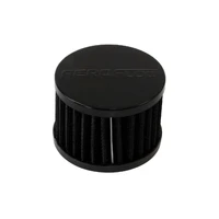 1 1/4" Push In Breather Filter3" O.D, 2 1/2" High - Black Top