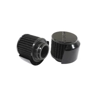 1 1/2" Breath Filter w/Shield 3" O.D, 2 1/2" High - Black Top