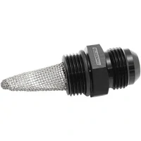 Oil System Filter Screen -12ORB to -12AN - Suits Dry Sump Applications - Black