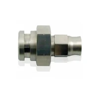 Stainless Steel Female Inverted Flare 17mm Hex w/Ret Clip Recess