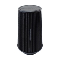 3.5" Clamp-On Tapered Filter - 4.6" - 6.1" O.D, 9.1" High - Black