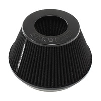 6" Clamp-On Tapered Filter - 7.6" - 4.7" O.D, 4" High - Black