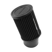 2 7/16" Clamp-On Tapered Filter - 3 3/4" O.D, 5" High - Black