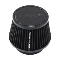 4" Clamp-On Tapered Filter - 4.6" - 5.9" O.D, 3.5" High - Black