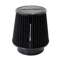 4" Clamp-On Tapered Filter - 4.6" - 5.9" O.D, 5.1" High - Black