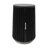 4" Clamp-On Tapered Filter - 4.6" - 5.9" O.D, 7" High - Black