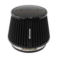 5" Clamp-On Tapered Filter - 4.6" - 6.5" O.D, 4.15" High - Black