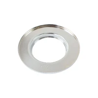 9" Air Filter Base Only - Flat Base - Chrome