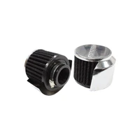 1 3/8" Breather Filter w/Shield 3" O.D, 2 1/2"High - Chrome