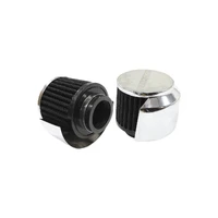 1 1/2" Breather Filter w/Shield 3" O.D,2.5"High - Chrome
