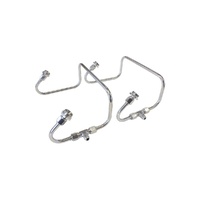 Dual Inlet Fuel Line Kit - Stainless (Holley 4150)