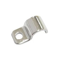 3/8" Hard Line Clamps - Stainless Steel - 12 Pack