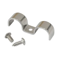 3/16" Dual Hard Line Clamp - Stainless Steel - Single