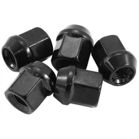 Open Black Wheel Nuts - M12 x 1.25mm