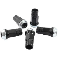 Open Black Wheel Nuts - M14 x 1.50mm