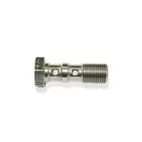 Stainless Steel Double Banjo Bolt M12 x 1.00mm - 38mm Long