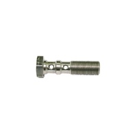 Stainless Steel Double Banjo Bolt M12 x 1.5mm - 38mm long
