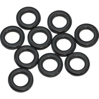 Chromoly Black Oxide Flat Washers - 1/4" I.D .550" O.D .075" Thick