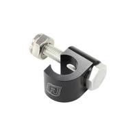 Billet Aluminium Clip Style Cable Mount (Half Clamp) - Black