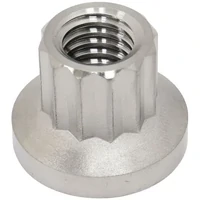 7/16" Titanium 12 Point Nut