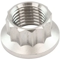 7/16" Titanium 12 Point Nut