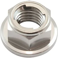 M10 x 1.25mm Titanium 6 Point Hex Locking Nut