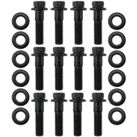 GM LS Header Bolts M8 x 1.25mm 1.181" 30mm UHL Black Finish - 12 Pack (GM LS)