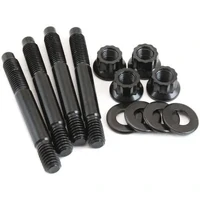 Carburettor Stud Kit to Suit 1" Spacer 2.70" 69mm OAL Black Finish - 4 Pack