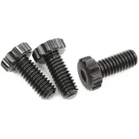 Camshaft Bolt Kit Black Finish - 3 Pack (Small & Big Block Chevy)