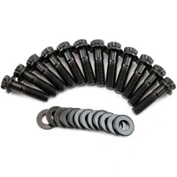 Intake Valley Plate Bolts Black Finish - 10 Pack (GM LS Series)