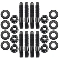 Universal Valve Cover Stud Kit 1/4-20" OAL 1.50" Black Finish