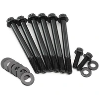 Water Pump & Thermostat Housing Bolt Kit - Black Finish (GM LS Series)