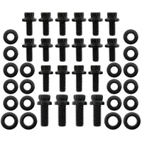 Oil Pan Bolt Kit - Black Finish (Holden V8 253-308)