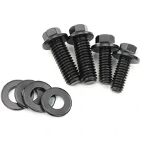 Oil Pump Bolt Kit - Black Finish (Small Block Ford)