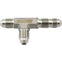 Stainless Steel Bulkhead Tee On the Run -4AN