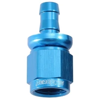 510 Series Full Flow Tight Radius Push Lock Straight Hose End -6AN To 5/16"