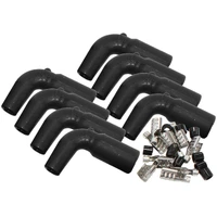 Xpro Silicone 90° Coil Boots & Terminals - Black