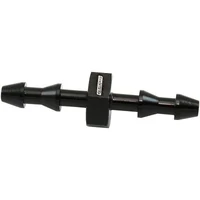 3mm - 1/8" Male to Male Barb Push Lock Adapter - Black Finish